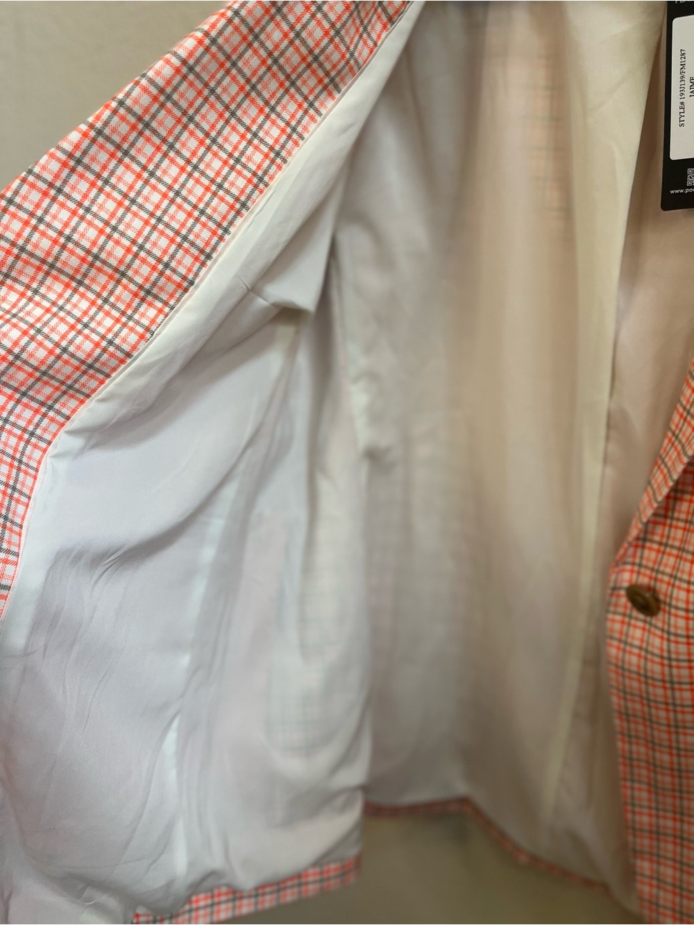 Peace of Cloth Plaid Blazer | NWT | XL - Picture 9 of 12